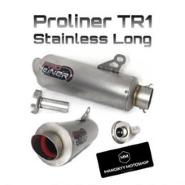 SILINCER ONLY TABUNG KNALPOT PROLINER TR1R LONG ORIGINAL