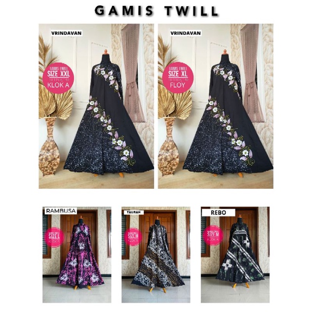 GAMIS TWILL/DASTER TWILL/SETELAN DEWASA