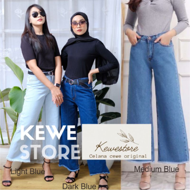Kulot jeans / jeans boyfriend / kulot jumbo premium B01