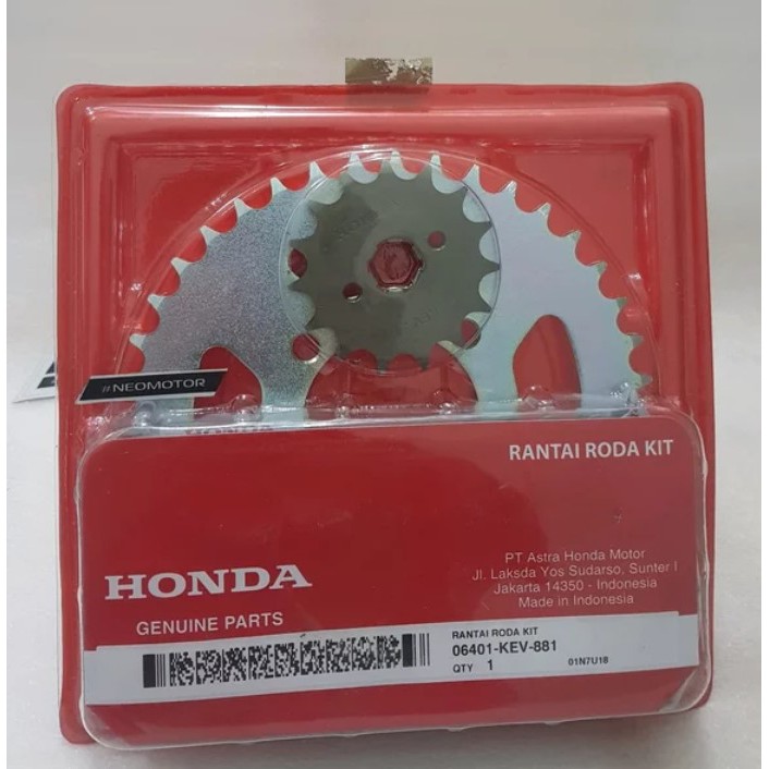 Gir Set Paket Rantai SUPRA 06401KEV881