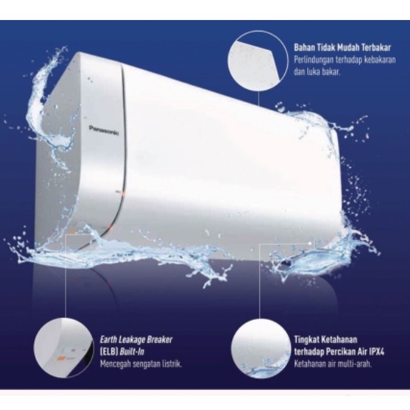 Panasonic pemanas air water heater 30 L DH-30HCD