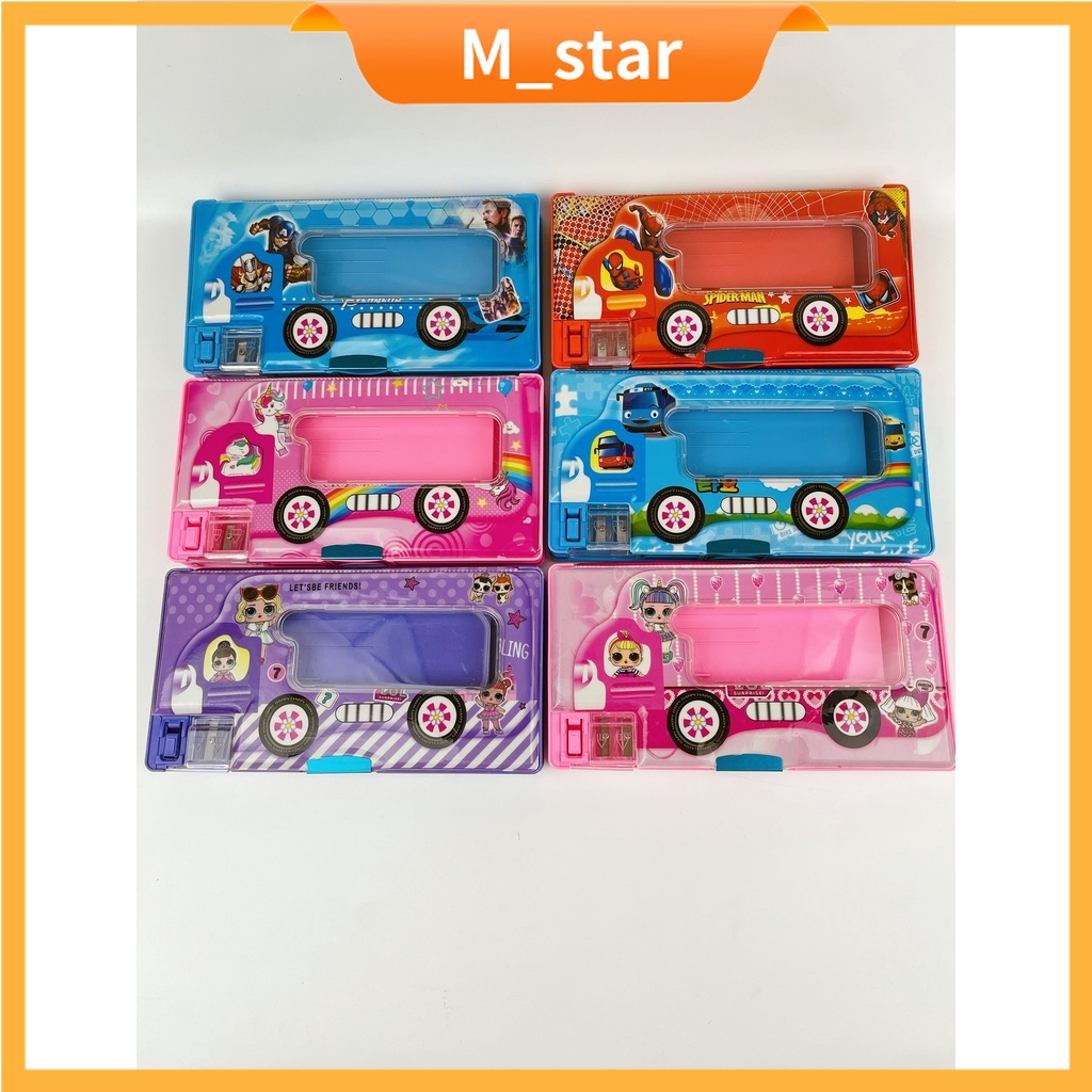 

kotak pensil magnet/pensil box mobil/motor/barang besar murah/serutan