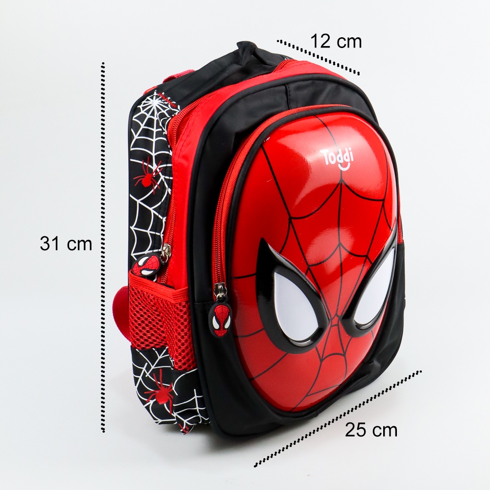 Toddi Tas Ransel Sekolah Anak Backpack Model Spiderman