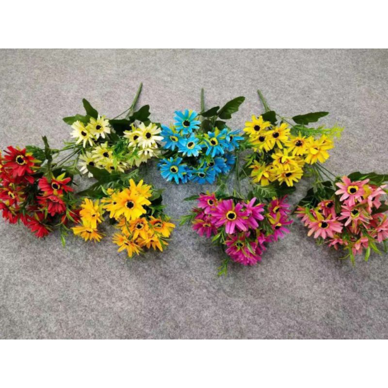 bunga aster tiruan / bunga aster artificial / bunga aster dekorasi / bunga aster hias / bunga aster 