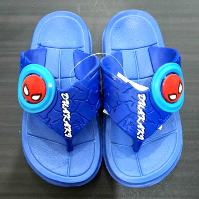 Sandal Jepit Dua Kaki 006-2 sandal spiderman avengers captain america sandal marvel sandal lebaran