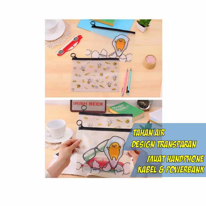

Tempat Pensil/Pouch Kosmetik Printed Motif - Simple & Muat Banyak