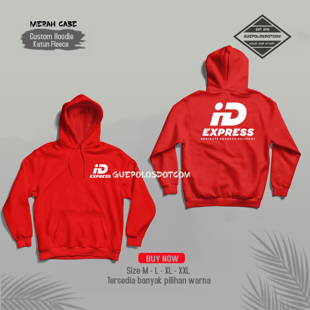 JAKET ID EXPRESS EXPEDISI JASA KIRIM - HOODIE JUMPER JAKET KURIR ID EXPRESS  - HODIE EXPEDISI