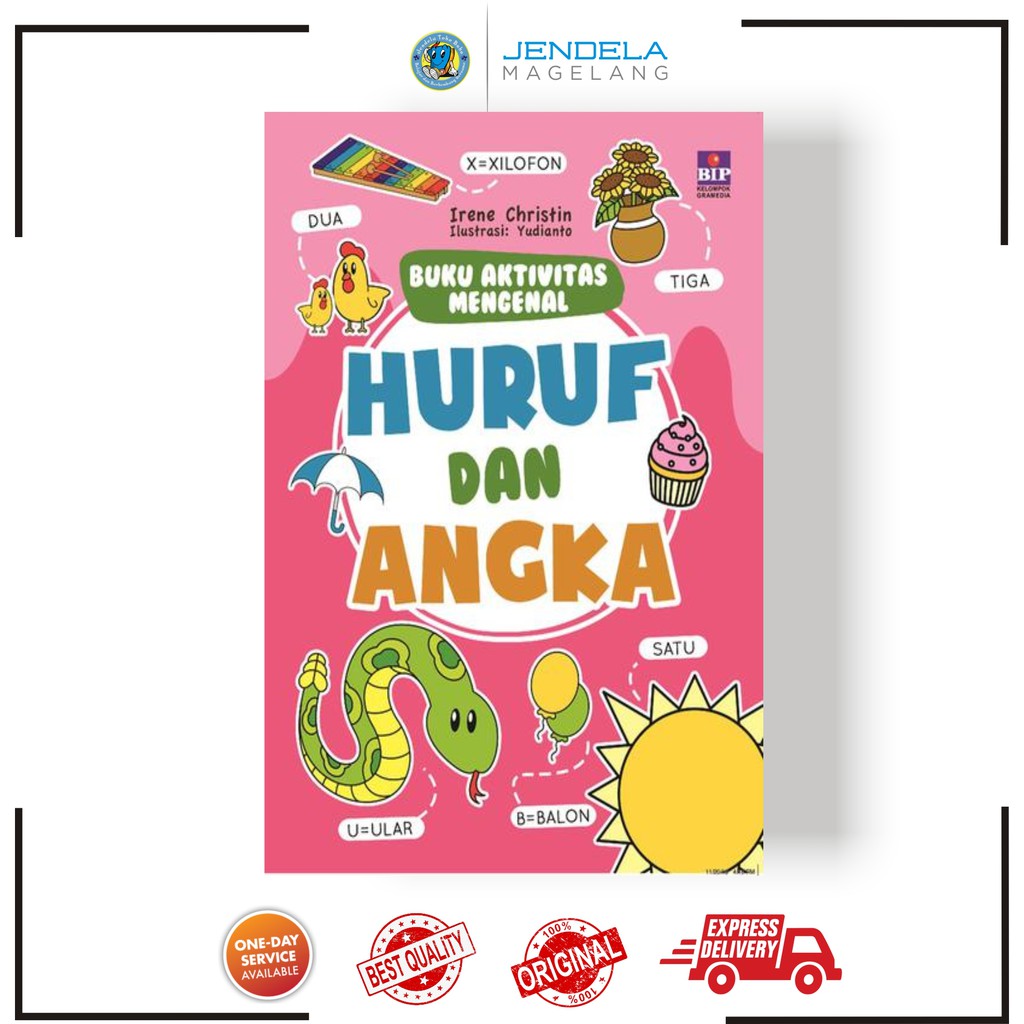 Buku Aktivitas Mengenal Huruf dan Angka