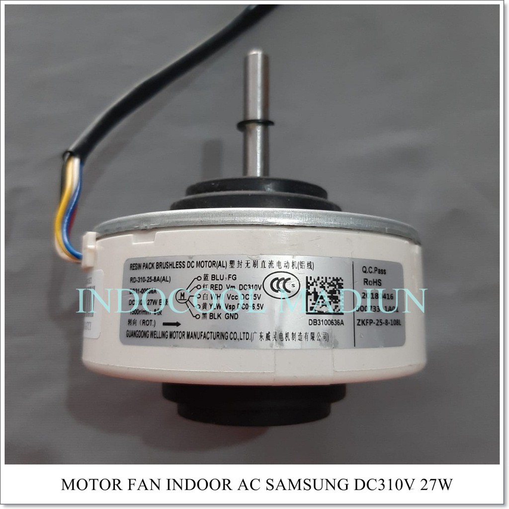 Motor Fan Indoor AC Samsung DC310V 27 Watt (Ukuran ada di gambar)