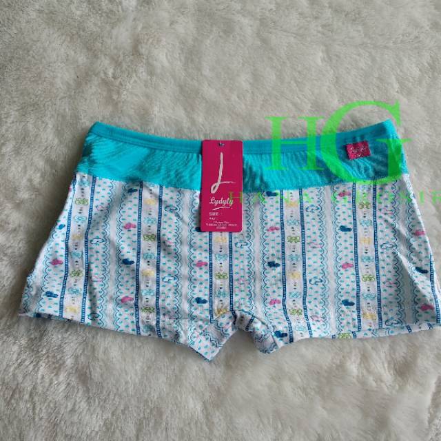 CELANA DALAM BOXER WANITA LIDILY MOTIF HALUS DAN BERKUALITAS grs