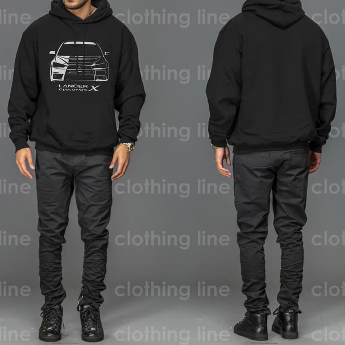 HOODIE MOBIL MITSUBISHI LANCER EVOLUTION X