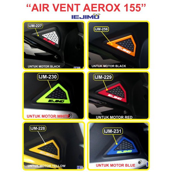 AIR VENT AEROX 155 - YAMAHA AEROX 155 - AKSESORIS AEROX 155