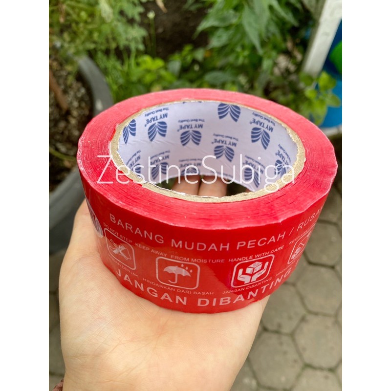 Lakban FRAGILE 2&quot; inch 48 MM x 100 yard