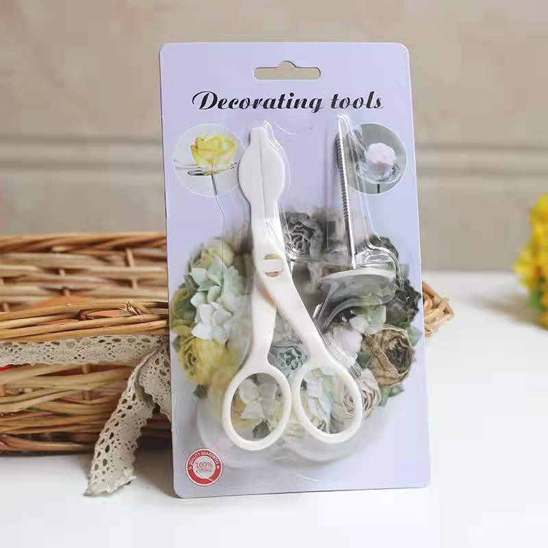 DECORATING TOOLS GUNTING + PAKU / GUNTING DEKORASI + PAKU / DECORATING TOOLS SET