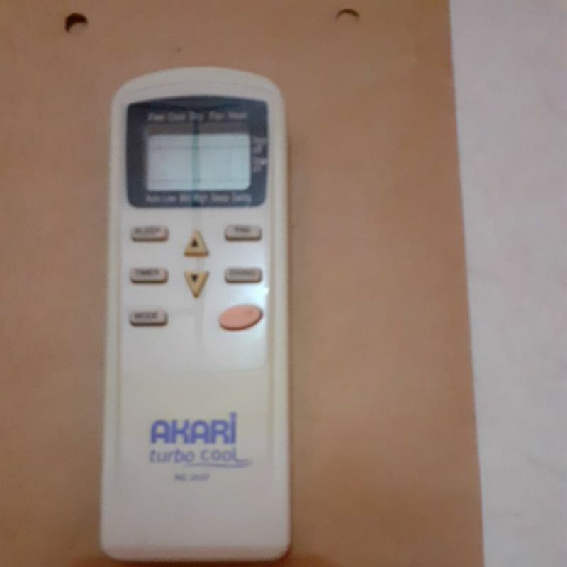 Remote AC AKARI Turbo Cool Original Asli . RC - 055T .