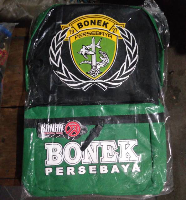  Tas  Ransel Bonek Mania Logo Persebaya  1927 Versi Bonita 