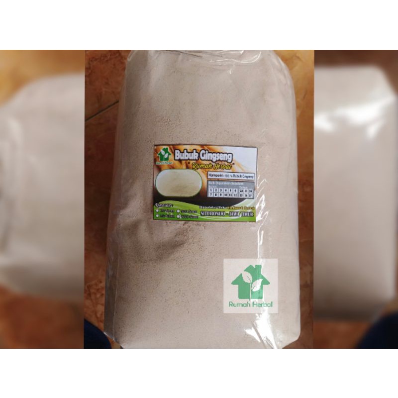 

Gingseng bubuk kemasan 1 kg