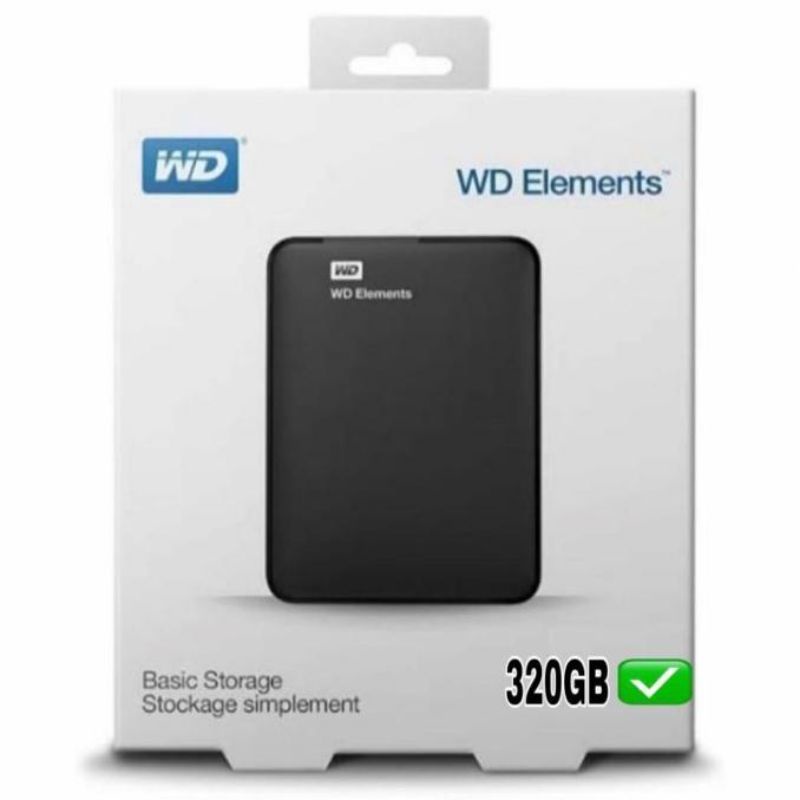 HARDISK EKSTERNAL WD ELEMENTS USB 3.0 BARU. Hardisk Eksternal 320GB