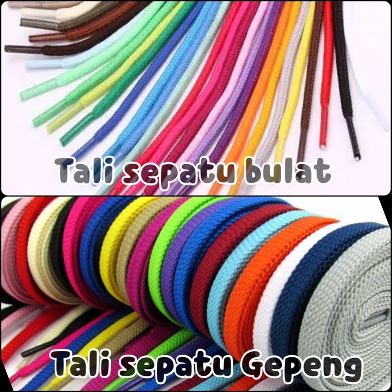 tali sepatu hitam putih warna tali sepatu gepeng tali sepatu warna tali sepatu bulat pipih