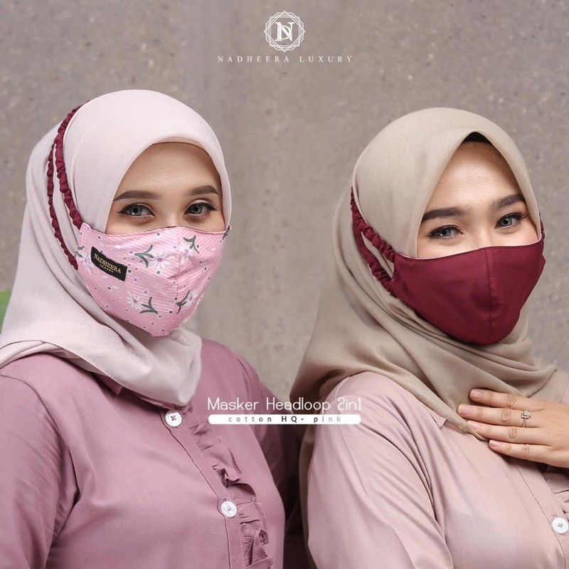 Masker Floral Masker Blaster Nadheera Luxury