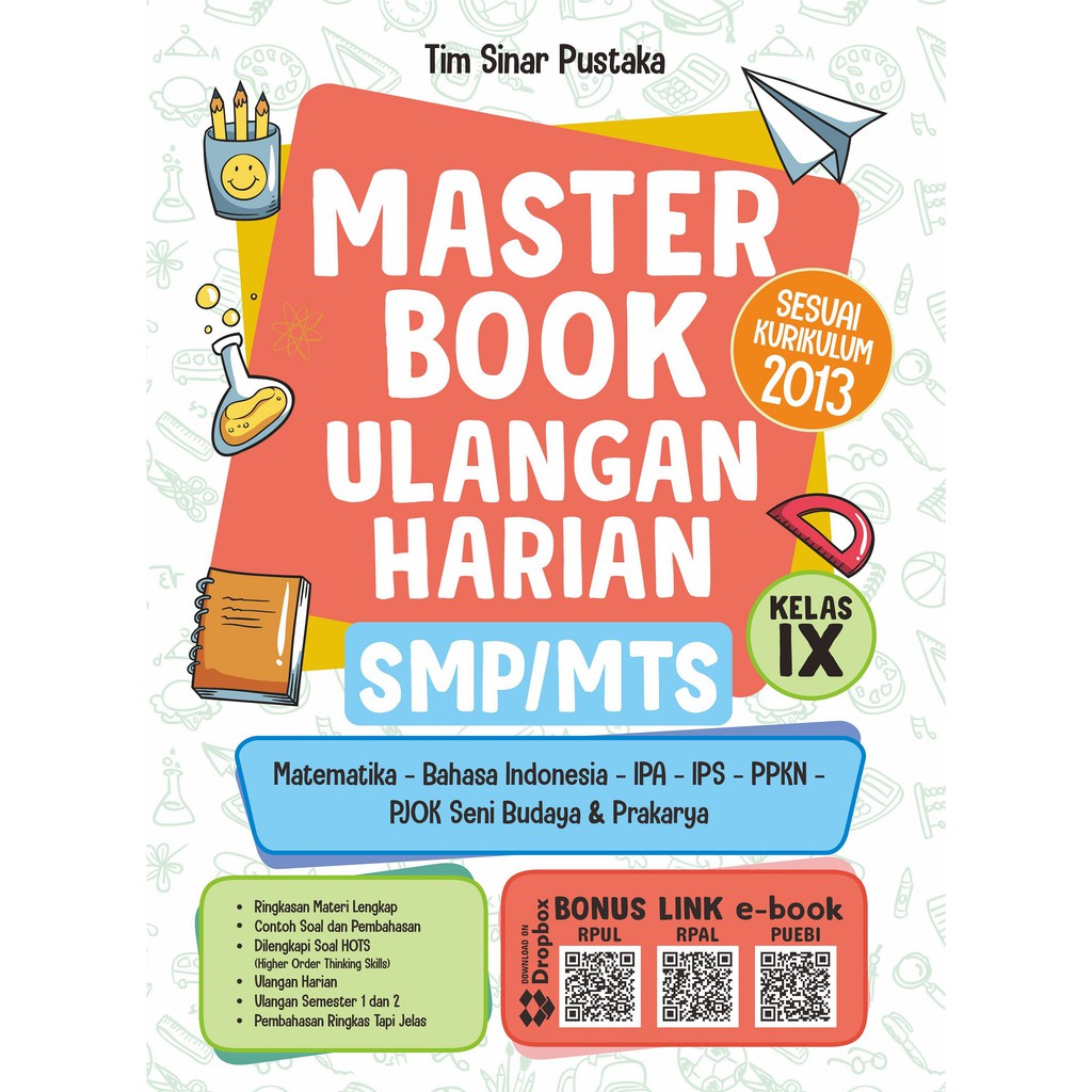 Kelas 9 Smp Mts Master Book Ulangan Harian Shopee Indonesia