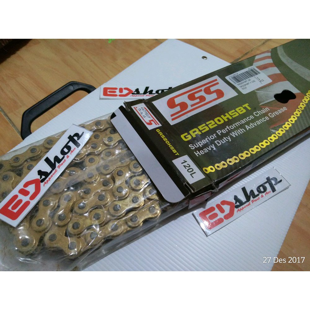 rantai R25 MT25 SSS HSBT 520/120L Murah bac 3252