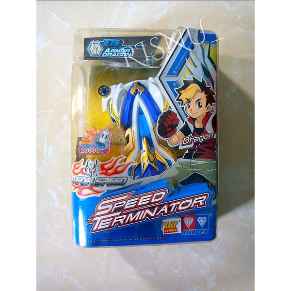 Auldey go for speed gfs Armor Dragon 875 mini 4wd mainan mobil balap anak