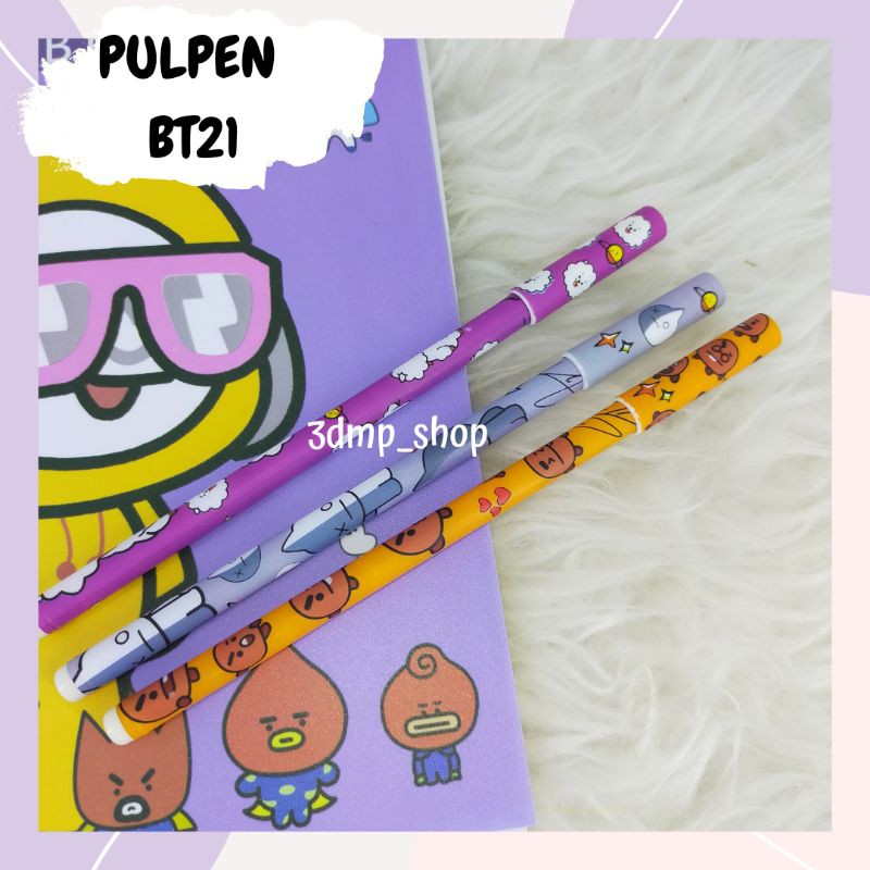 PULPEN PEN BTS BT21 RJ SHOOKY RJ