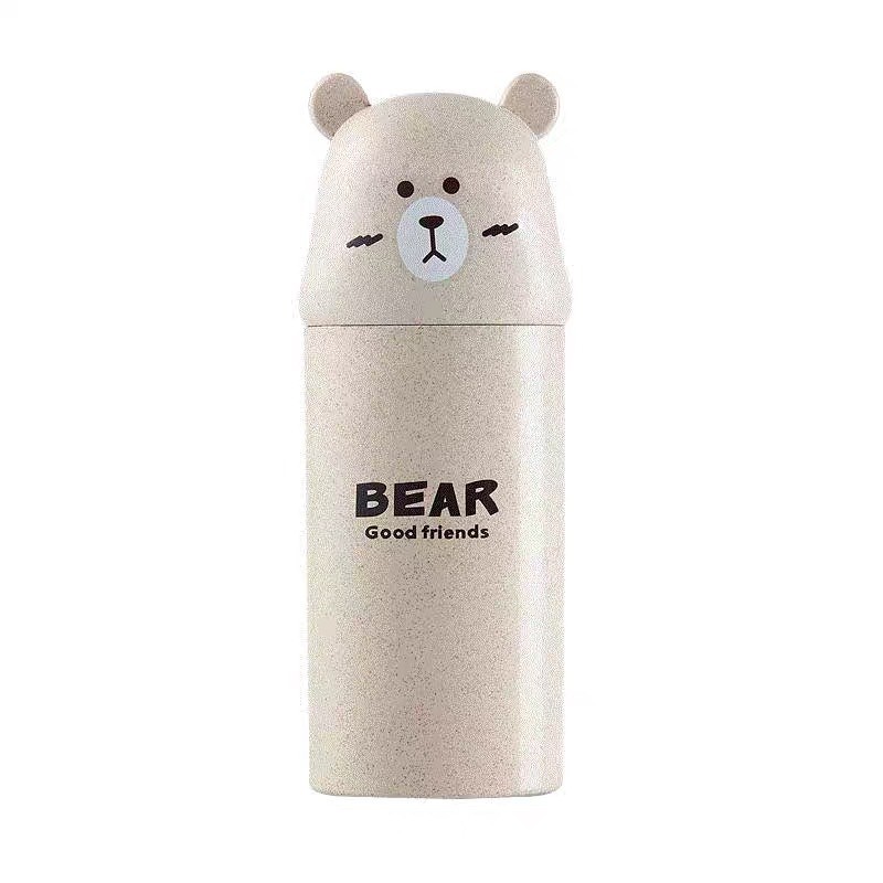 TEMPAT SIKAT GIGI TRAVEL MOTIF BERUANG ALAT MANDI MURAH KARAKTER BEAR LUCU TOILETRIES MINI IMPORT