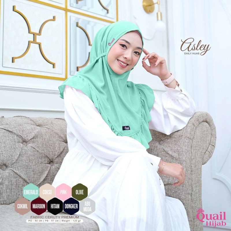JILBAB INSTAN QUAIL HIJAB ASLEY