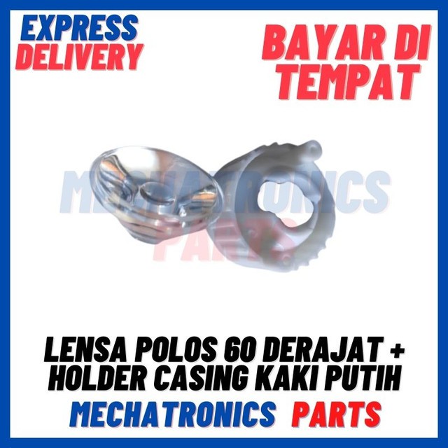 [DSP-9394] LENSA POLOS 60 DERAJAT + HOLDER CASING KAKI PUTIH