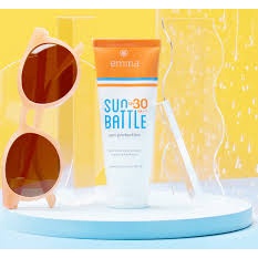 ⭐booze⭐EMINA Sun battle Spf 30 pa +++ 60ML -sun protection