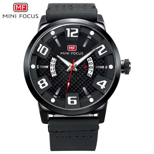 Baru MINI FOCUS Jam Tangan Analog Pria - MF0149G - Hitam