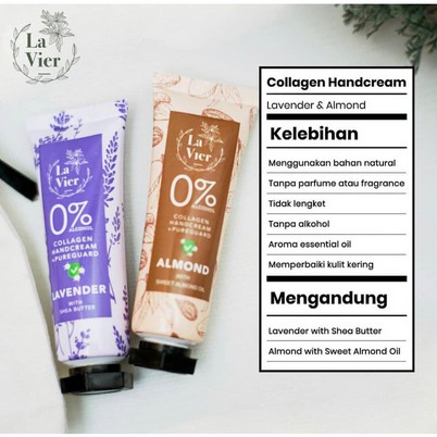 La Vier - Hand Cream Anti Bacterial 50ml | Hand Sanitizer Cream