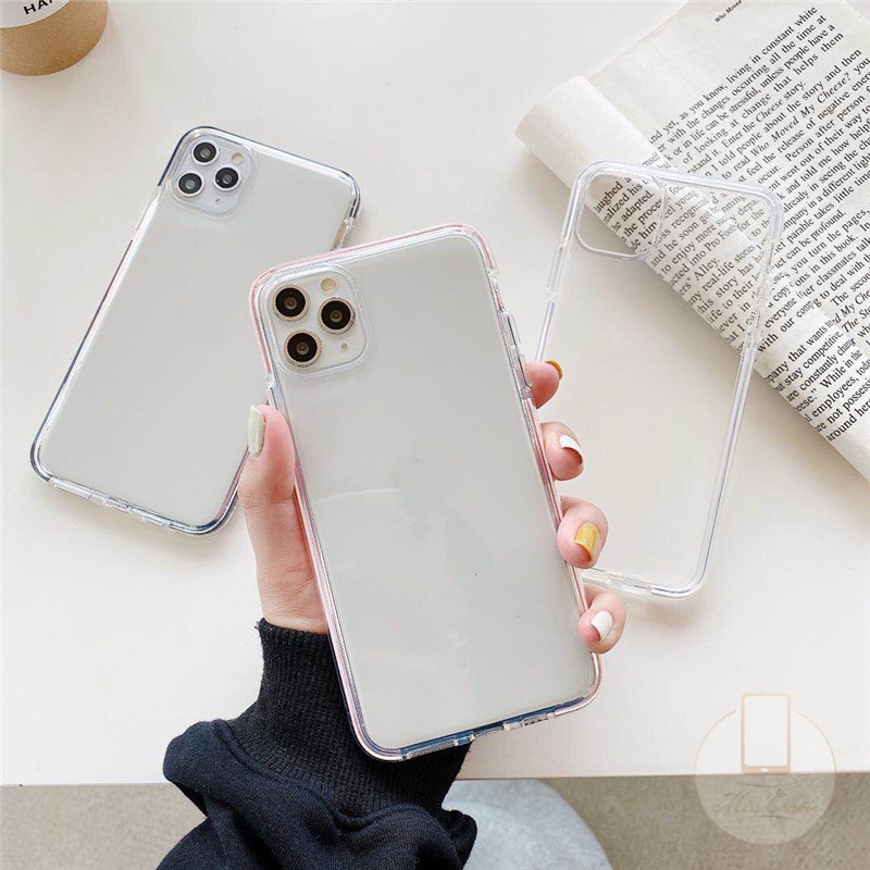 Soft Case TPU Transparan Anti Jatuh Cover IPhone 11 Pro Max XR X XS Max 6s 8 7 6 Plus 14 Plus 12 13 14 Pro Max SE 2020