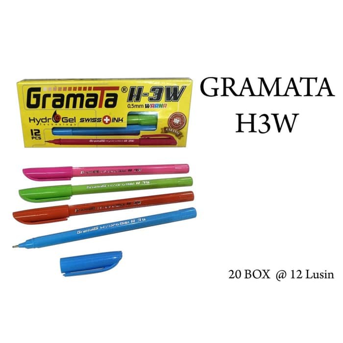 

Terlaris pulpen / ballpoint/ bolpen / pena GRAMATA Keren