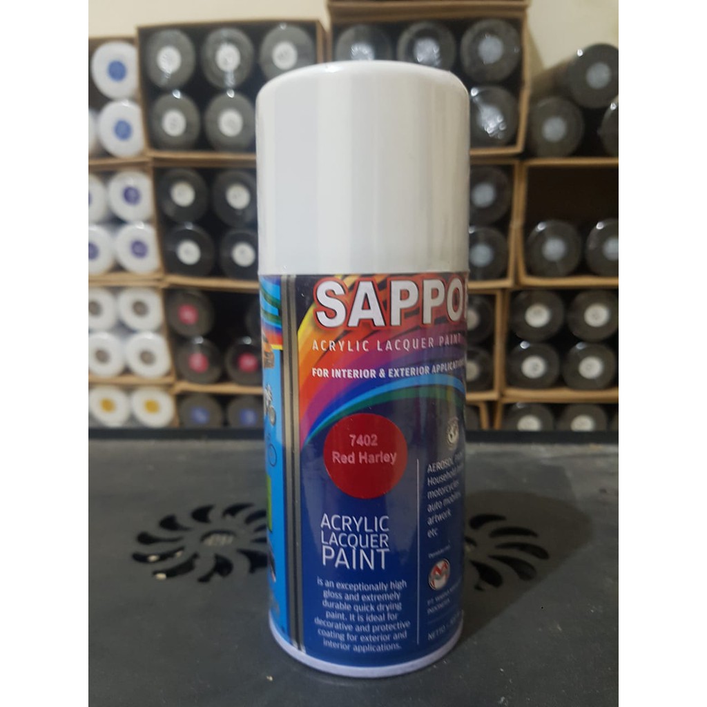 

7402-Red Harley Sapporo Spray Paint/Cat Semprot Sapporo/Pilok