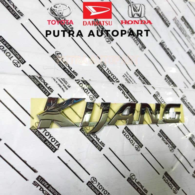 emblem tulisan kijang innova original