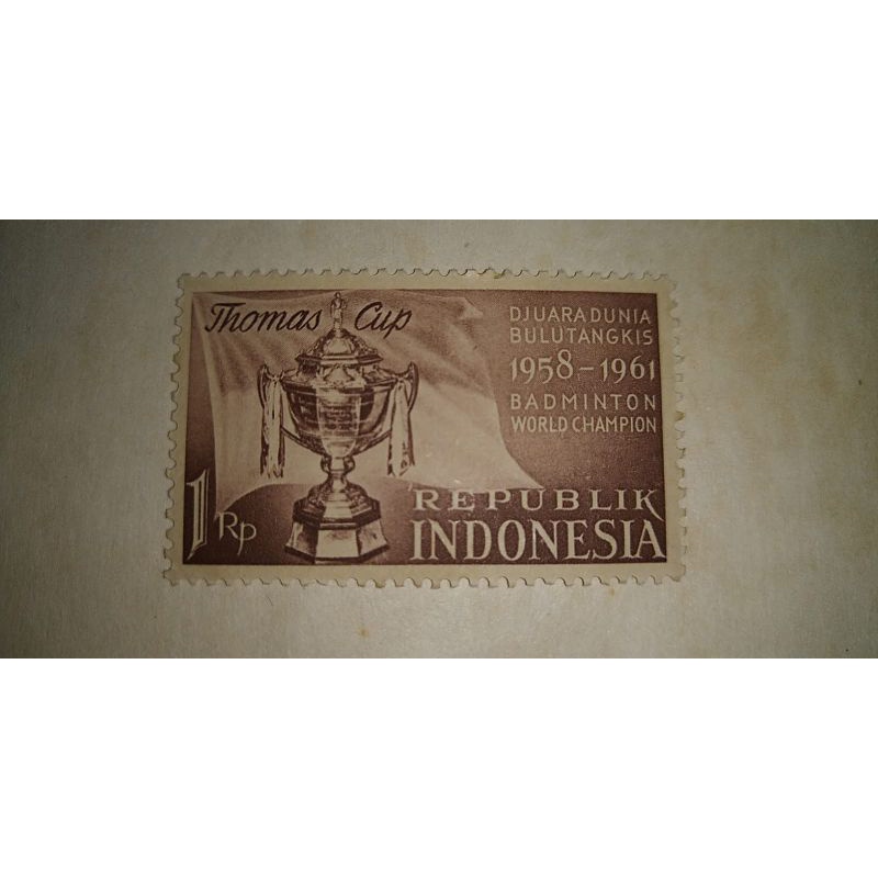 Perangko Thomas Cup Republik Indonesia