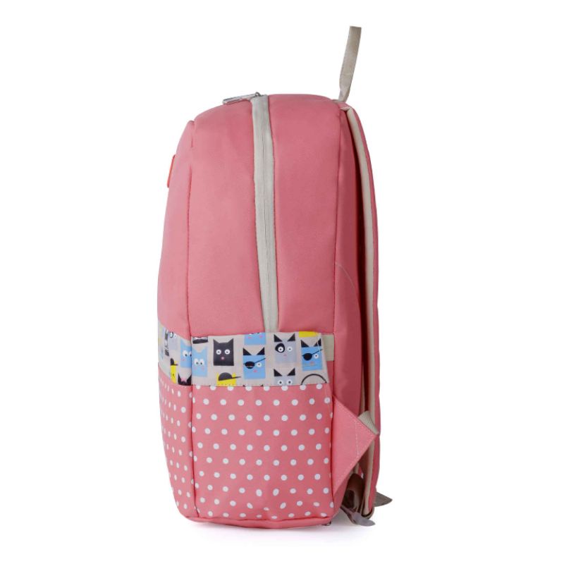 Tas Backpack Wanita Terbaru Pink Salem Cantik Stylish | Tas Ransel Perempuan Kekinian | Tas Gendong Cewek | Tas Kasual Sekolah Kerja