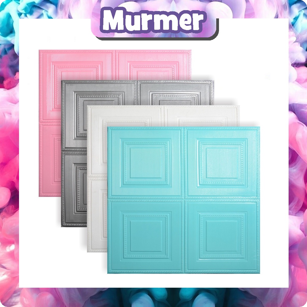 Murmerofficial Wallfoam Wallpaper Sticker Foam Dinding 3D Motif Kotak Baru Premium High Quality MURAHHH R781