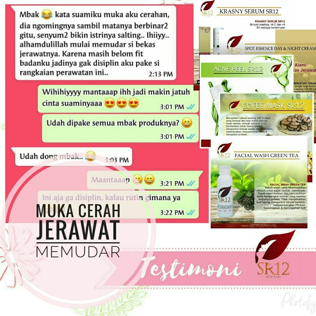 SR12 Acne Peel - Perawatan dan Pembersih Jerawat Untuk Muka Wajah - SR12 Skincae - Skin Care