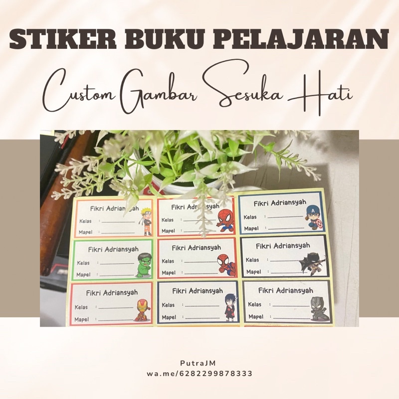 

Stiker Buku Pelajaran