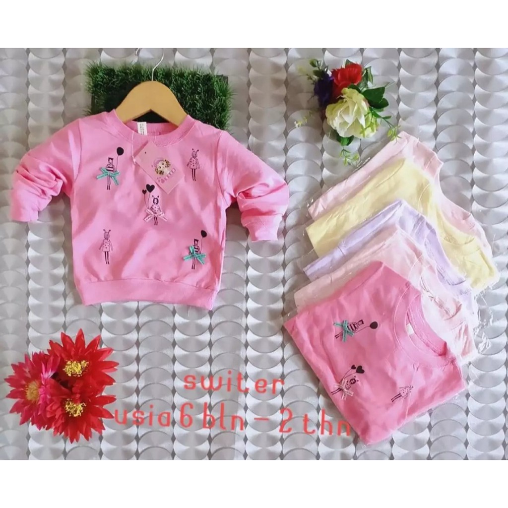 Sweater anak Import / Sweater Bayi Anak Perempuan Import / 100% IMPORT Usia 5 bulan - 3 Tahun