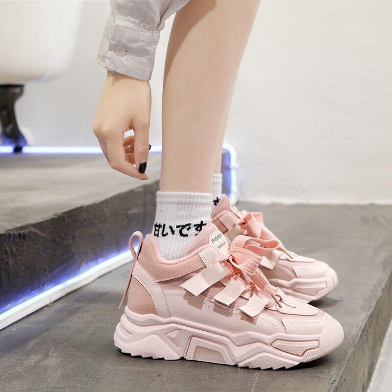 1001 IMPORT SEPATU SNEAKERS WANITA SPORT LOVELY !!! - 2 WARNA