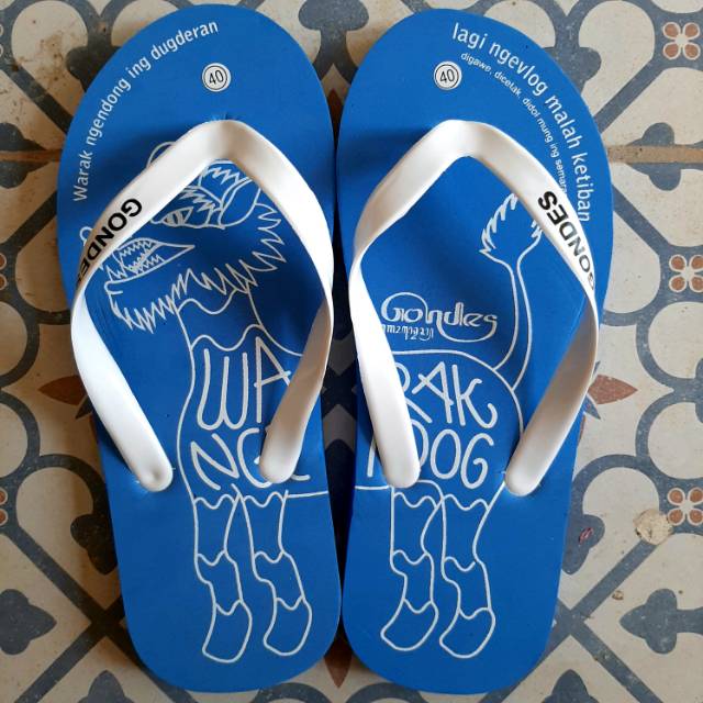 Sandal Warak Ngendog Biru