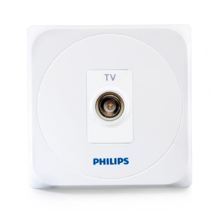 Outlet tv philips simply colokan antena soket Original SNI Stopkontak coax