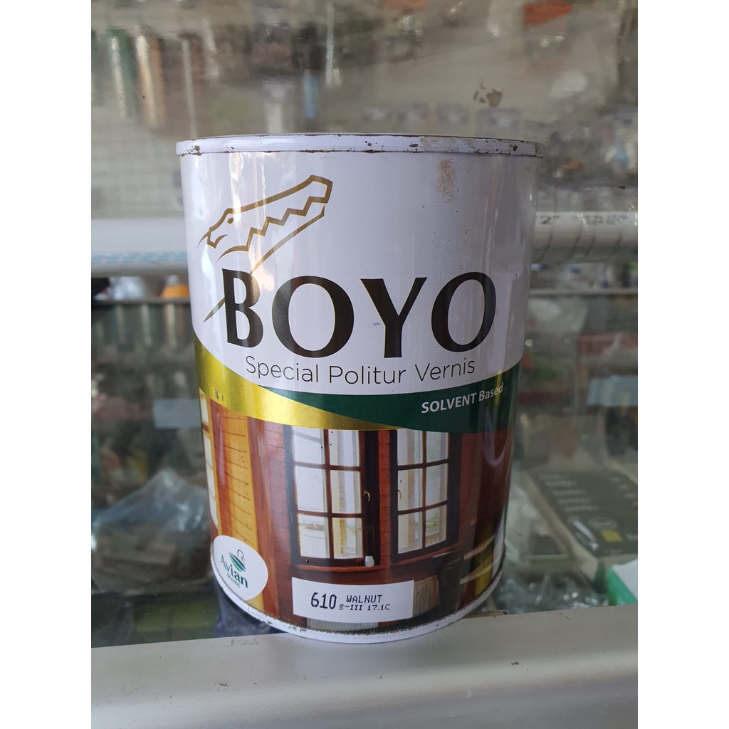 CAT BOYO POLITUR KAYU 1KG WARNA VERNIS | CAT AVIAN BOYO PLITUR WARNA VERNIS 1KG