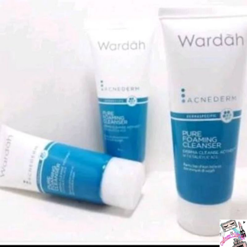 ☃Cutezz_Ching1☃Wardah Acnederm Pure Foaming Cleanser 60ml