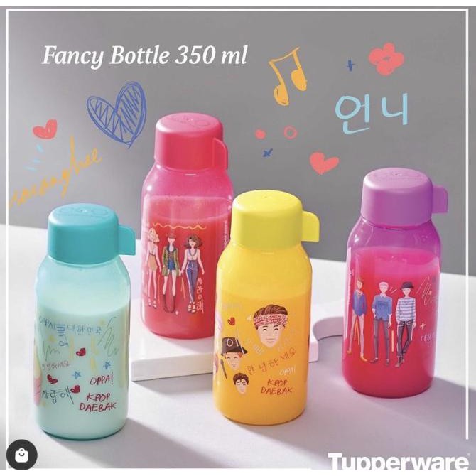 Promo Bulan Ini Botol Minum Tupperware Fancy Bottle Ukuran 350Ml 1 Pc - Ungu Hot Sale